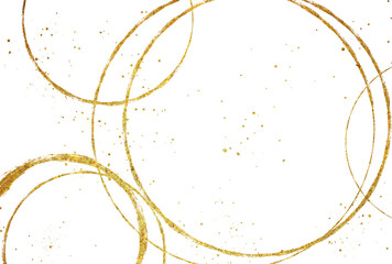 背景素材_ラメグリッター_筆_円