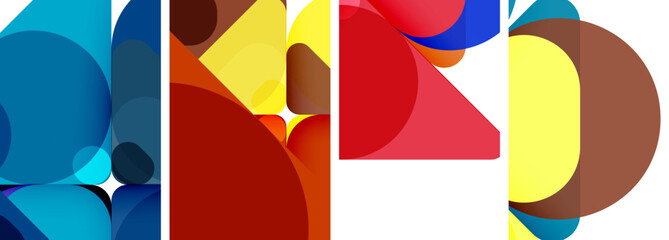 Obraz premium Geometric elements abstract backgrounds for wallpaper, business card, cover, poster, banner, brochure, header, website