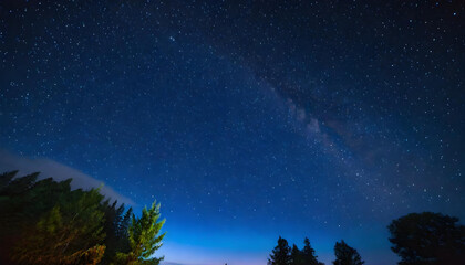 Fototapeta premium Stars, Night Sky, Astronomy, Celestial, Space, Universe, Galaxy, Constellation, Starry, Cosmic, Sky, Nighttime, Stellar, Astronomical, Natural, AI Generated
