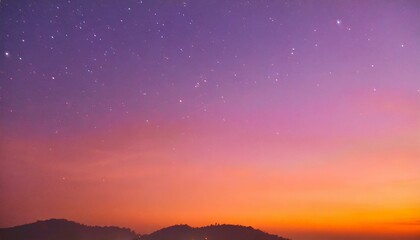 Fototapeta premium sunset over the mountains