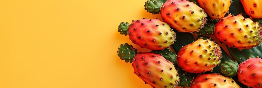Prickly pear from southwestern desert cactus. tuna (fruit), sabra, sabbar, nopal (pads, plural nopales) from the Nahuatl word nōpalli, nostle (fruit) from the Nahuatl word nōchtli, and paddle cactus. 
