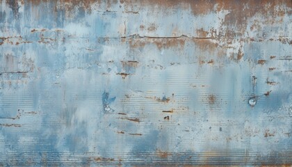 Old weathered painted grunge metal sheet surface