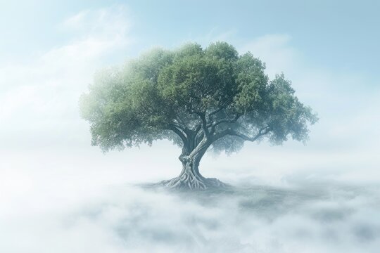 Genealogy tree concept 