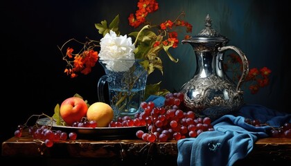 beautiful still life with water