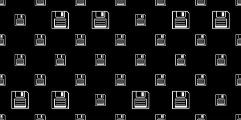 Floppy Disk Icon Seamless Pattern Y_2202001