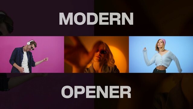 Modern Slideshow Opener - Cool and Contemporary with Smooth, Innovative Transitions
