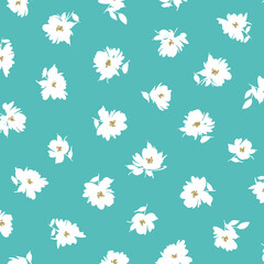 Cute floral pattern perfect for textile design,