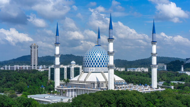 mosque Shah Alam, Malaysia