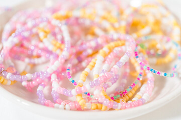 Colorful Clay Beads Set for Creative Kids' Bracelet Making