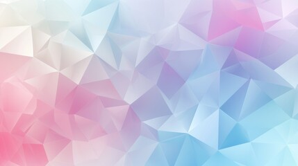 Obraz premium Vibrant pastel hues form an abstract geometric backdrop, Ai Generated.