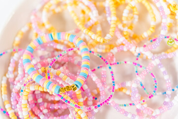 Colorful Clay Beads Set for Creative Kids' Bracelet Making