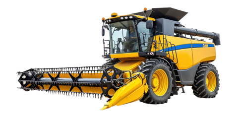 Combine harvester Isolated