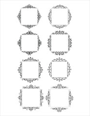 border decoration design elements, Decorative Seamless Border Design.