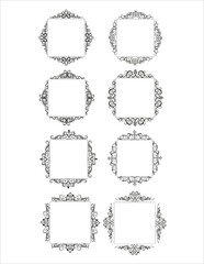 border decoration design elements, Decorative Seamless Border Design.