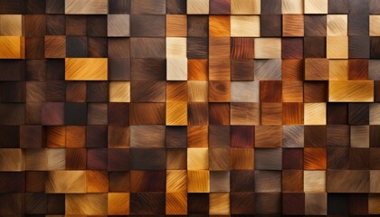 Wood marquetry wall parquet, abstract pattern background