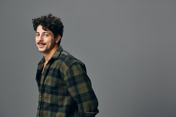 Man portrait face fashion hipster smile