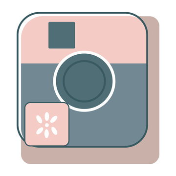photo icon vector for instagram highligh