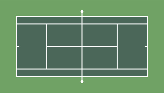tennis court green background white lines clip art preview