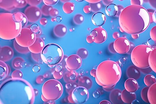 Colorful Liquid Bubbles and Balloons

