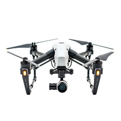 Drone on Isolated Background