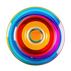 Color Frisbee Isolated
