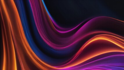 Abstract background with glowing lines, Abstract colorful background with lines, Colorful wavy lines wallpaper, Abstract wave lines background,