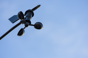 An anemometer found near the port.