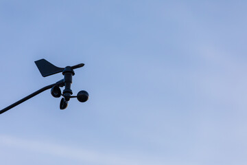 An anemometer found near the port.