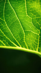 Obraz premium green leaf macro
