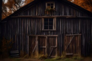 Fototapeta na wymiar old wooden house