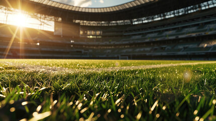 Ground Level Glory: Cinematic Soccer Field
