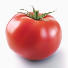 Red campari tomato isolated on white background