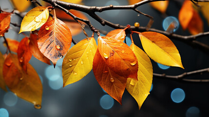 autumn leaves  high definition(hd) photographic creative image