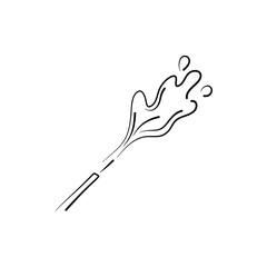 doodle water burst splash