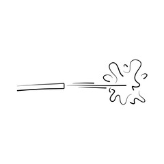 doodle water burst splash
