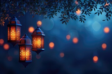 Ramadan kareem islamic or ied mubarak greeting card background