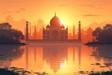 Ramadan kareem islamic or ied mubarak greeting card background