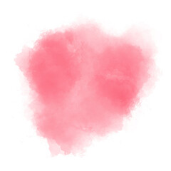 Red abstract watercolor brush background.