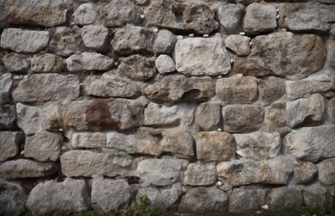 Fototapeta premium Background of an old stone brick wall close-up