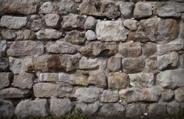 Background of an old stone brick wall close-up