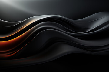 Black gradient brush design abstract background