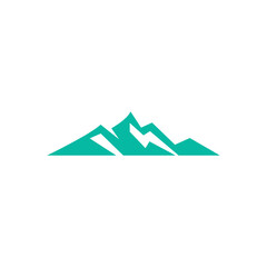 Fototapeta na wymiar Simple and clean mountain illustration logo