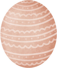 Happy Easter. Paint on Easter eggs, watercolor style.
