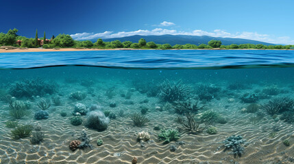 tropical coral reef   high definition(hd) photographic creative image