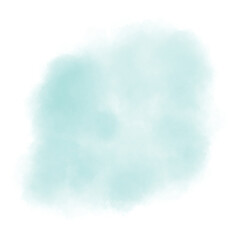 Green abstract watercolor brush background.
