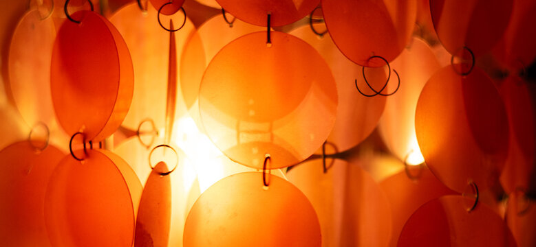 Close Up Of Circular Lights
