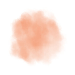 Fototapeta premium orange abstract watercolor brush background.