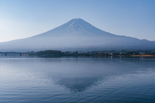 Mt Fuji and Kawaguchiko lake