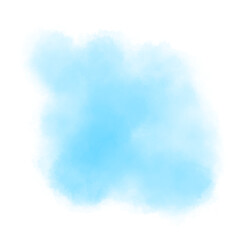 Blue abstract watercolor brush background.