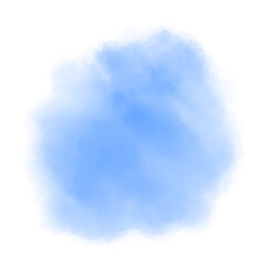 Blue abstract watercolor brush background.